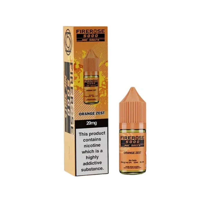 Firerose 5000 Orange Zest 10ml Nic Salt E-liquid by ELUX