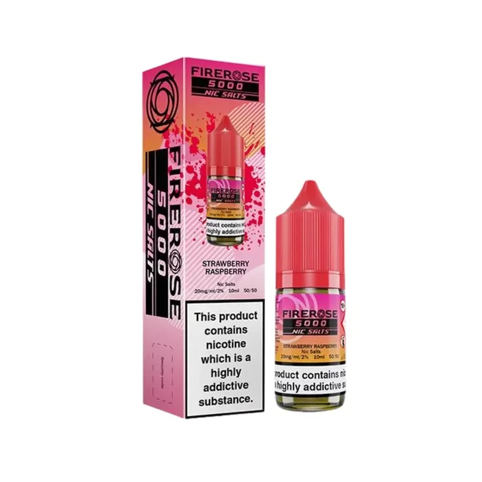 Firerose 5000 Strawberry Raspberry 10ml Nic Salt E-liquid by ELUX