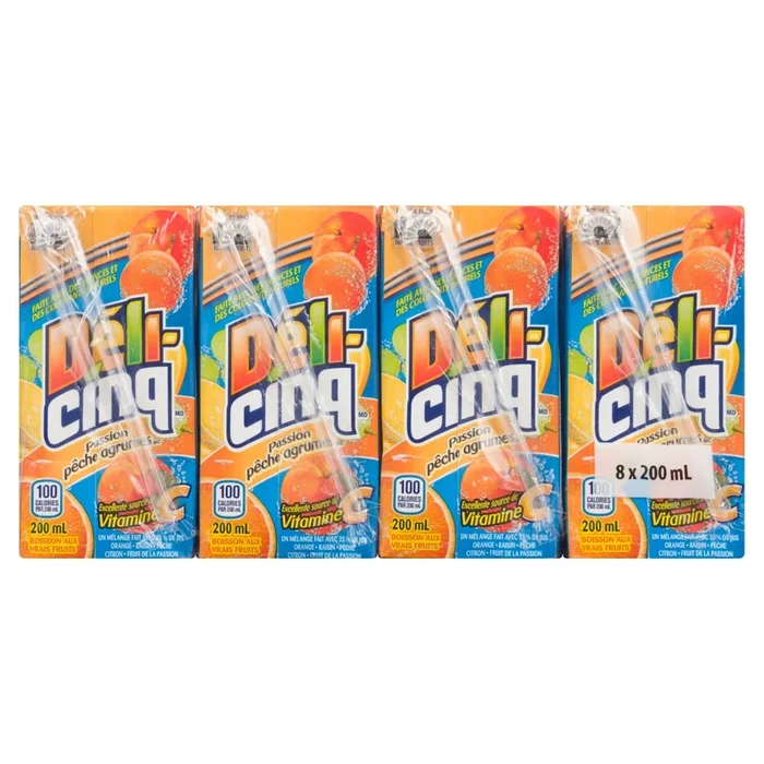 Five Alive Passionate Peach Citrus 8pk. – 200ml