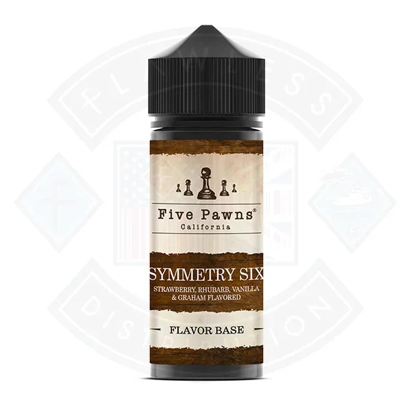 Five Pawns – Symmetry Six 0mg 100ml Shortfill