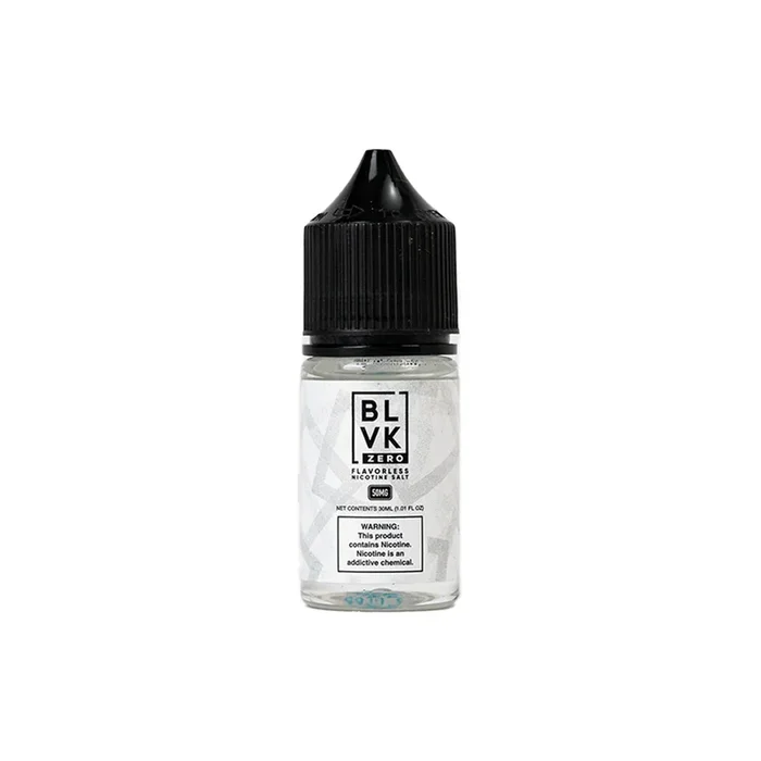 Flavorless BLVK ZERO Series Salts 30mL
