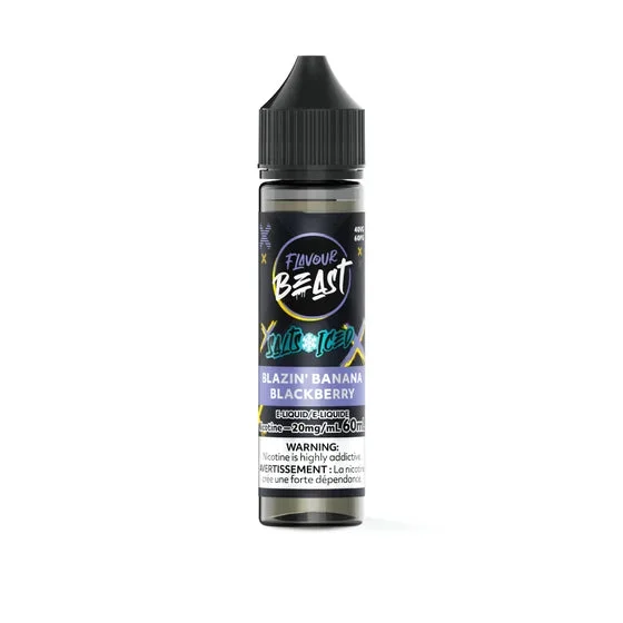 Flavour Beast E-Liquid 60mL Salts – Blazin’ Banana Blackberry