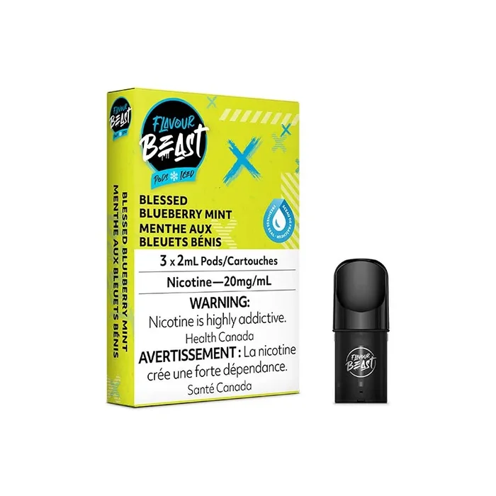 Flavour Beast Pod Pack – Blessed Blueberry Mint Iced