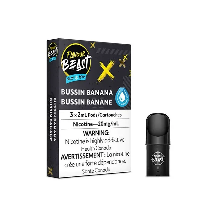 Flavour Beast Pod Pack – Bussin Banana Iced