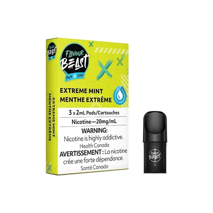 Flavour Beast Pod Pack – Extreme Mint Iced (ON)