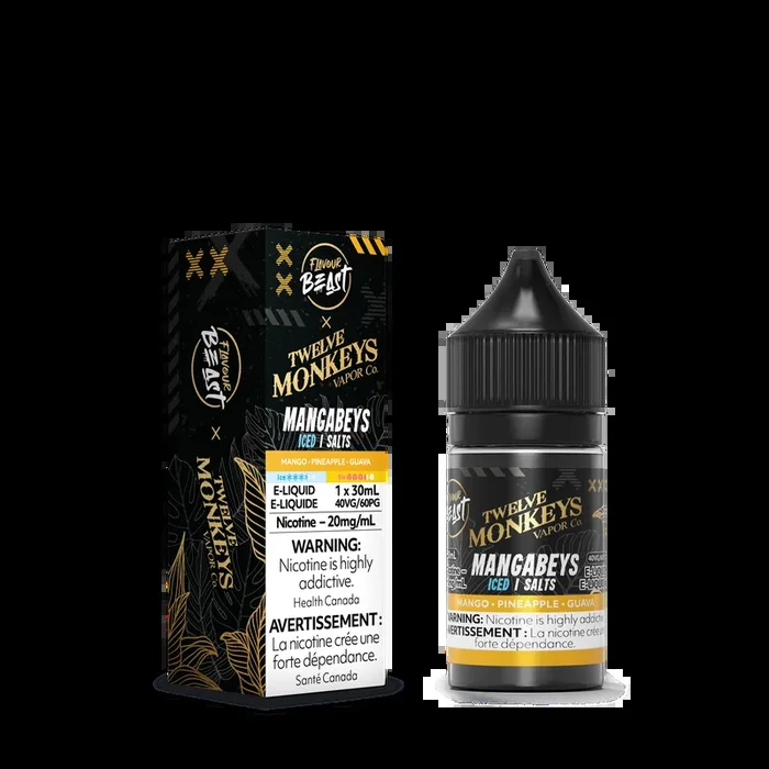 Flavour Beast x Twelve Monkeys E-Liquid – Mangabeys Iced