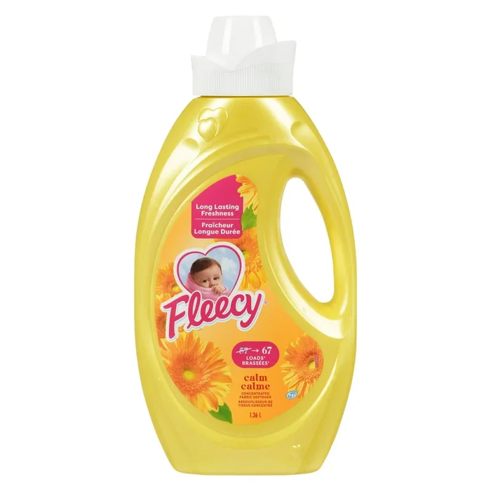 Fleecy Concentrated Fabric Softener Calm, 1.36 L