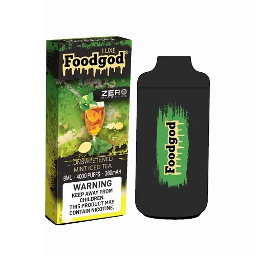 Foodgod ZERO 0% Luxe Disposable Vape Device – 3PK