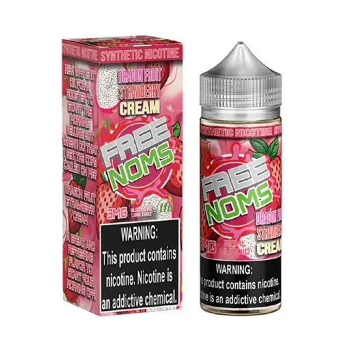 Free Noms – Dragon Fruit Strawberry Cream – 120ML E-Liquid