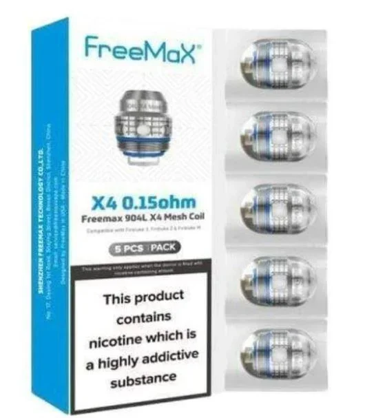 Freemax 904L X Mesh Coil for Fireluke 1/Fireluke 2/Fireluke 3/Fireluke Mesh 5pcs