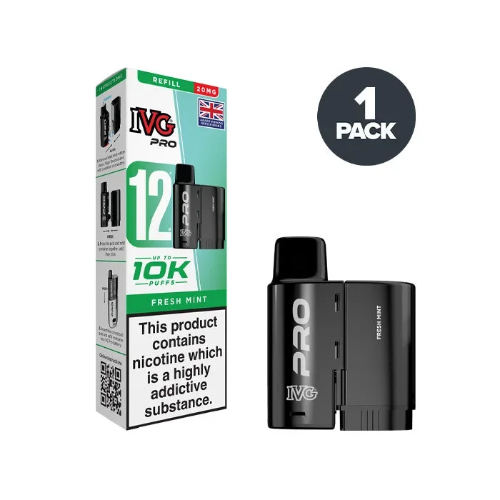 Fresh Mint IVG Pro 12 Refill Pack