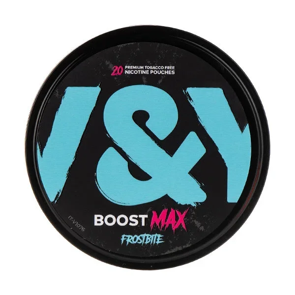 Frostbite Boost Max Nicotine Pouches by V&YOU