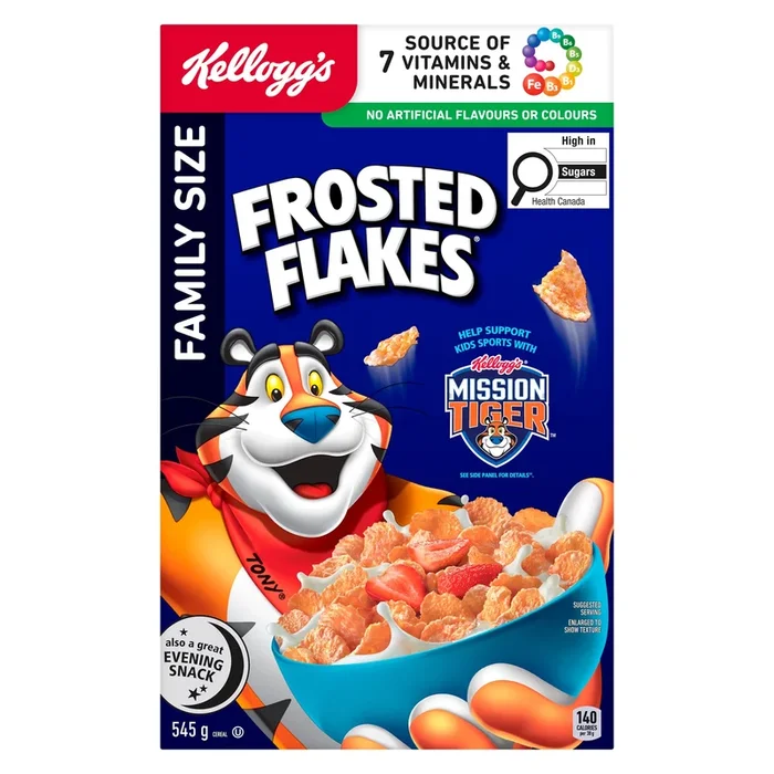 Frosted Flakes Cereal Family Size, 545 g