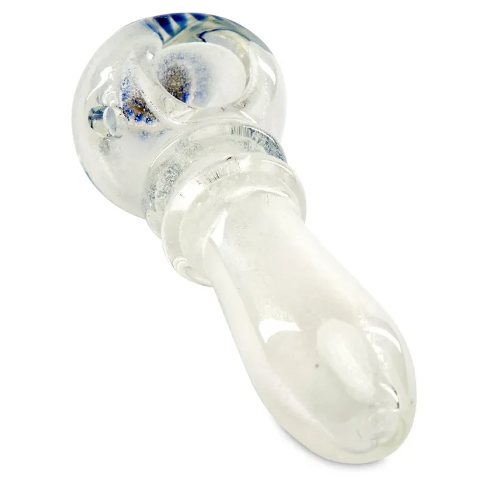 Frosted Peacock Hand Pipe