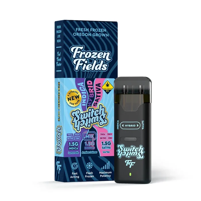 Frozen Fields Switch 3 in 1 Hybrid Disposable Vape – 3g Disposable