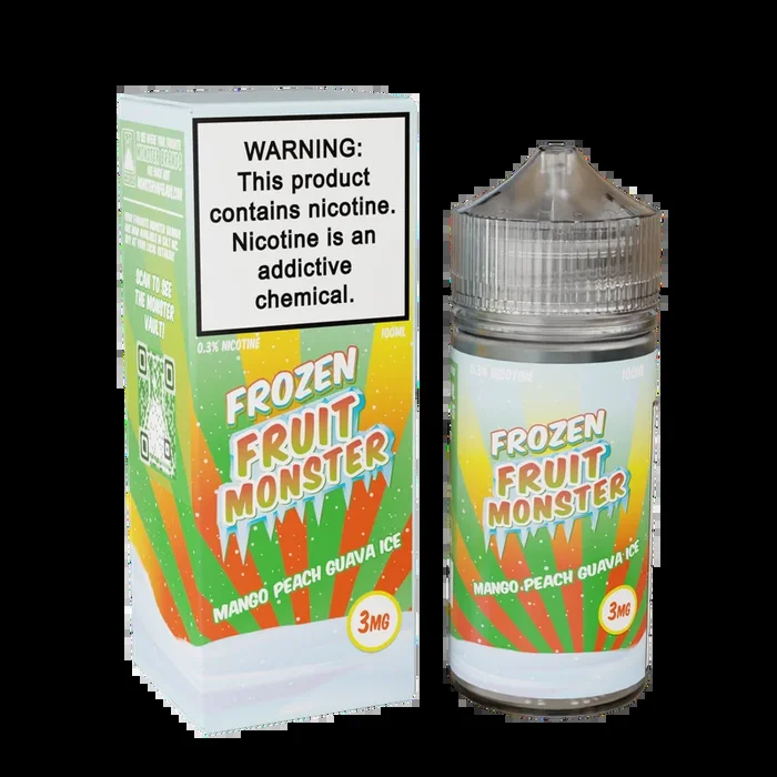 Frozen Fruit Monster – Mango Peach Guava Ice – 100ML E-Liquid