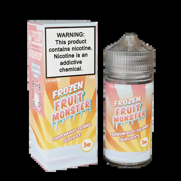 Frozen Fruit Monster – Passionfruit Orange Guava Ice – 100ML E-Liquid