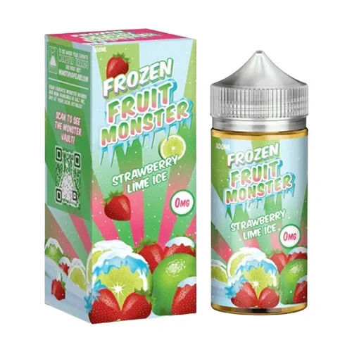 Frozen Fruit Monster Strawberry Lime Ice by Jam Monster 100ml