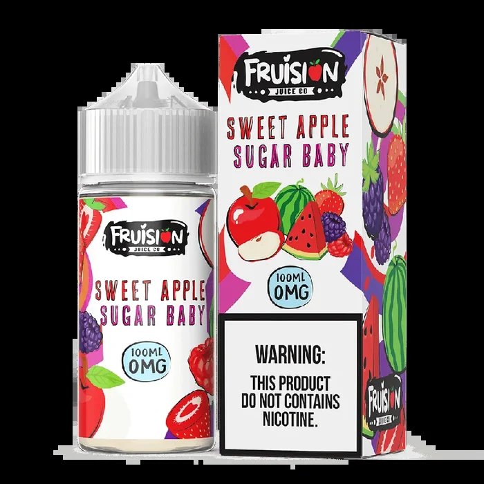 Fruision Eliquid 100mL – Sweet Apple Sugar Baby –