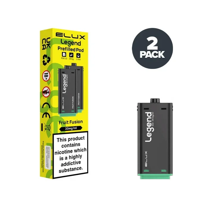 Fruit Fusion Elux Legend 1500 2 in 1 Prefilled Pods