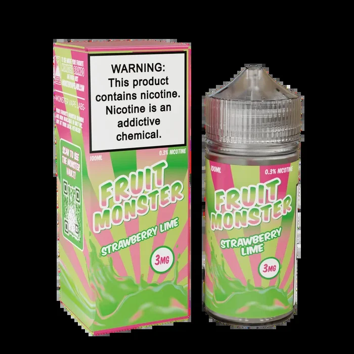 Fruit Monster – Strawberry Lime – 100ML E-Liquid