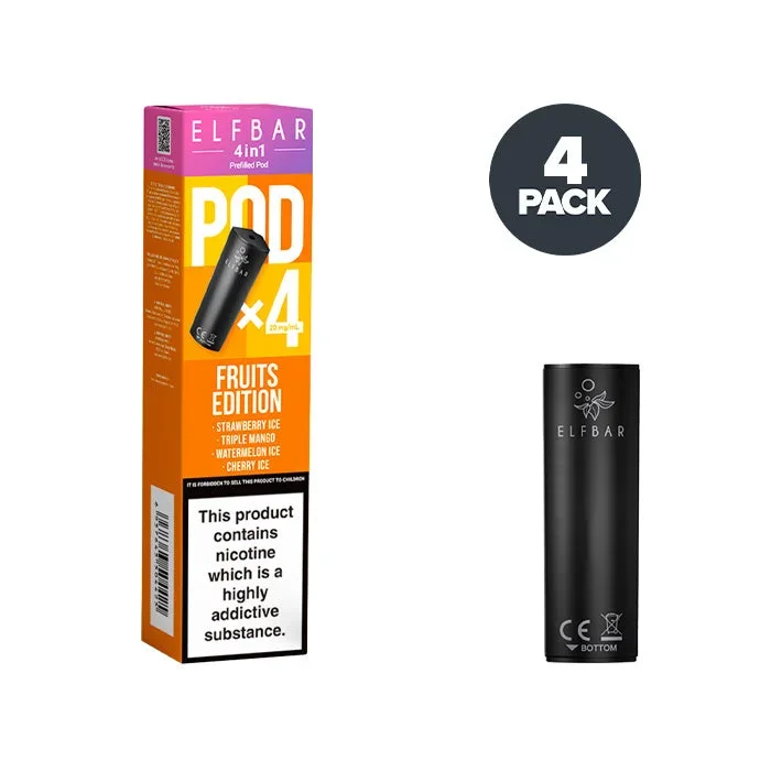 Fruits Edition Elf Bar 4 in 1 Prefilled Pods