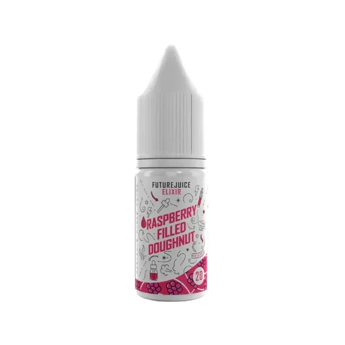 Future Juice Elixir Raspberry Filled Doughnut 10ml Nic Salt