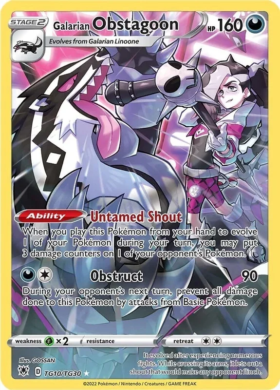 Galarian Obstagoon (TG10/TG30) (SWSH10:TG)
