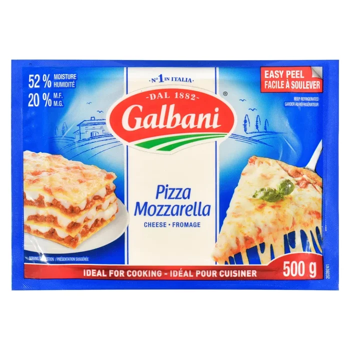 Galbani Pizza Mozzarella 20 % M.F. – 500g