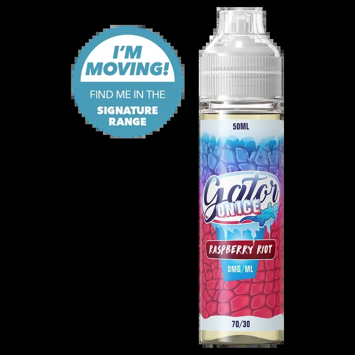 Gator On Ice Raspberry Riot Short Fill – 50ml
