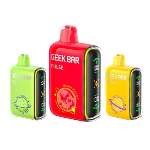 Geek Bar Pulse 15000 Puffs ZERO 0% Disposable Vape Device – 3PK