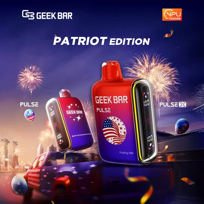 Geek Bar PULSE 15K Patriot Edition Disposable Device – 15000 Puffs