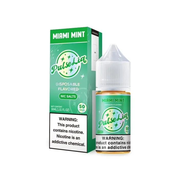 Geek Bar Pulse Liq Nic Salt – Miami Mint – 30ML E-Liquid