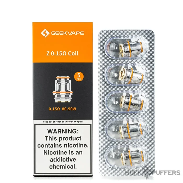 GEEKVAPE- Z 0.15OHM COIL 5 PACK 80-90W