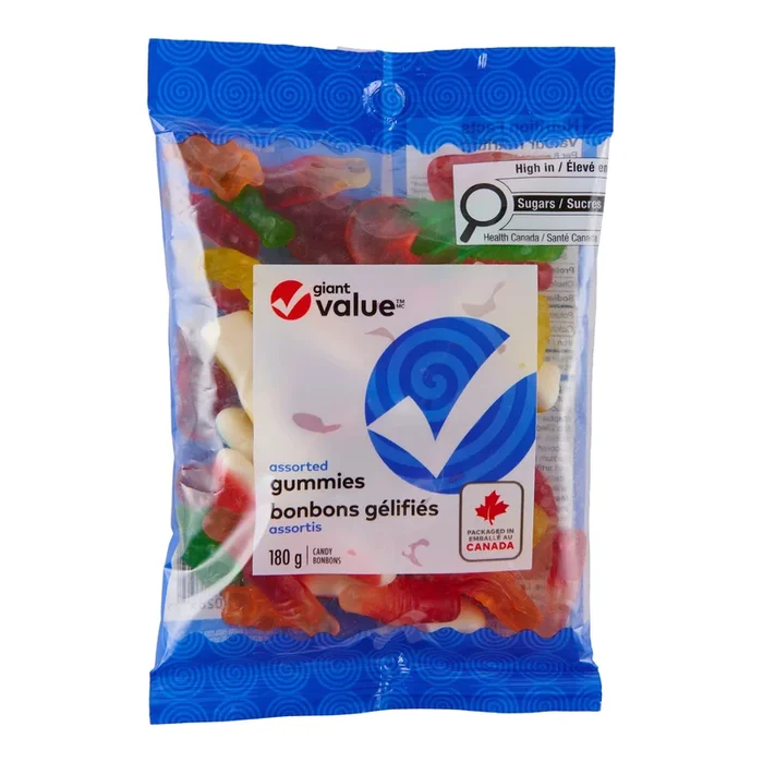 Giant Value Assorted Gummies, 180 g