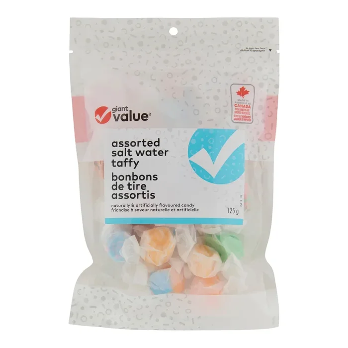 Giant Value Bonbons de tire assortis, 125 g