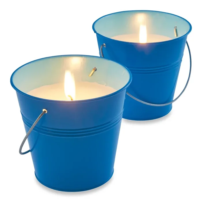 Giant Value Citronella Bucket Candles – 2 pk.