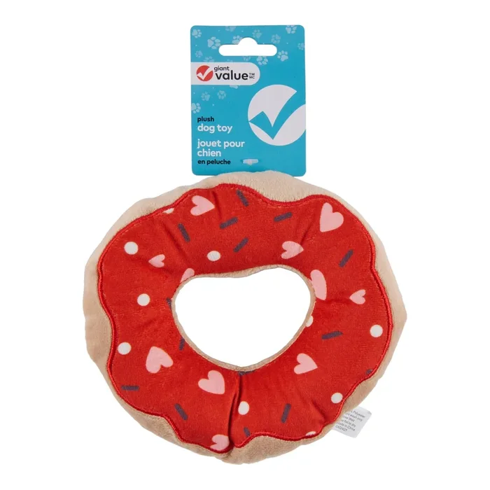 Giant Value Doughnut Dog Toy