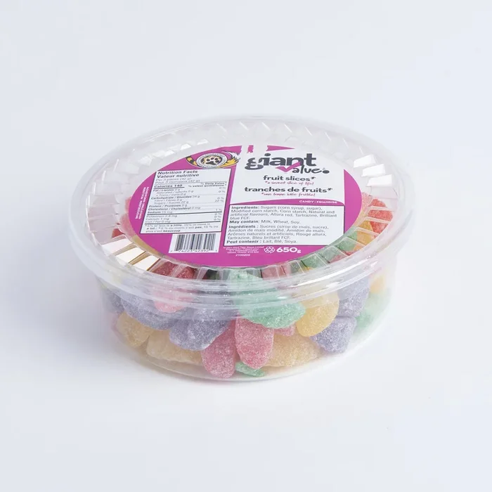 Giant Value Fruit Gummies, 650-g