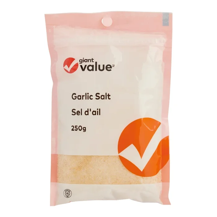 Giant Value Garlic Salt, 250-g
