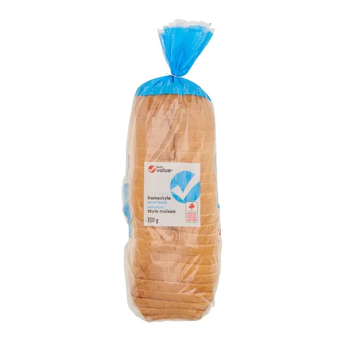 Giant Value Home Style White Bread, 700-g