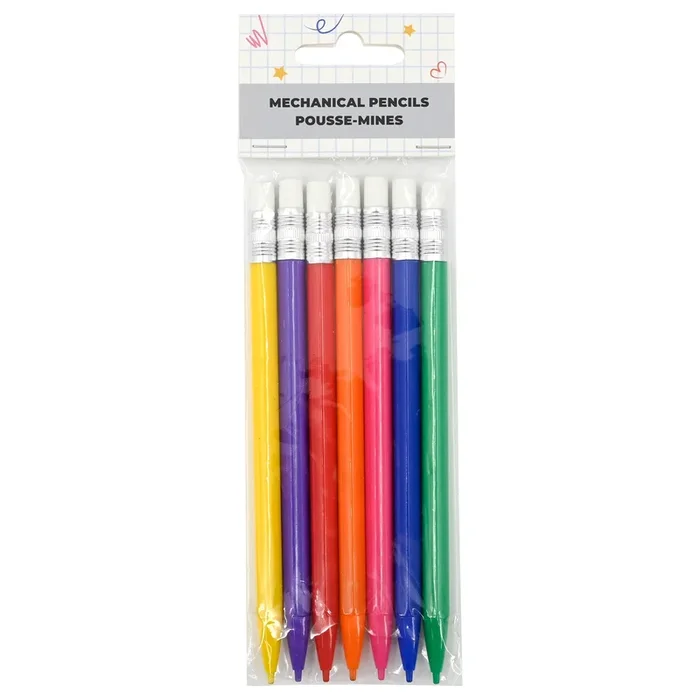 Giant Value Mechanical Pencils, 7 Pack
