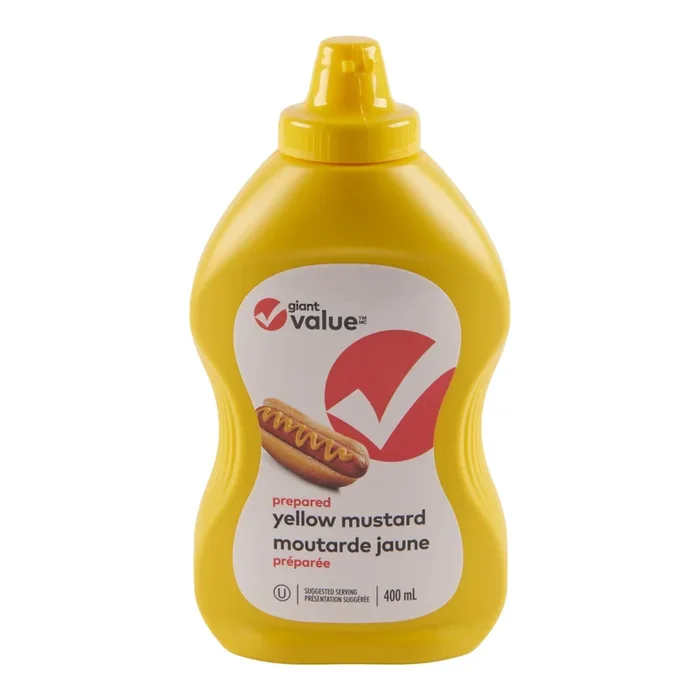 Giant Value Prepared Yellow Mustard – 400ml