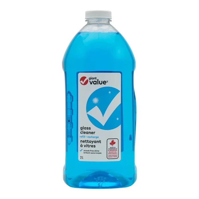 Giant Value Streak-Free Glass Cleaner Refill, 2-L