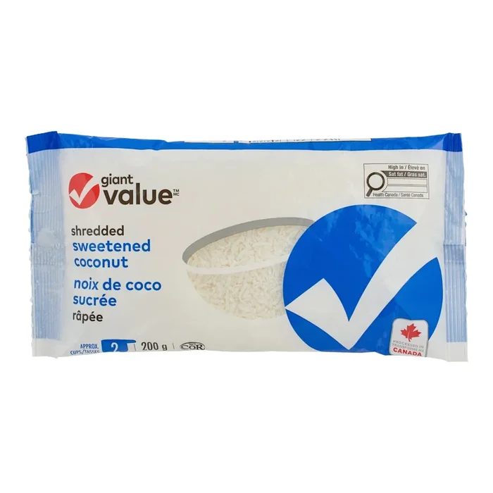 Giant Value Sweetened Shredded Coconut – 200g