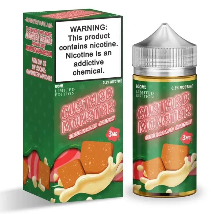 Gingerbread Crunch E-Liquid by Custard Monster