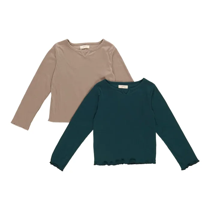 Girls’ Solid Long Sleeve T-Shirt