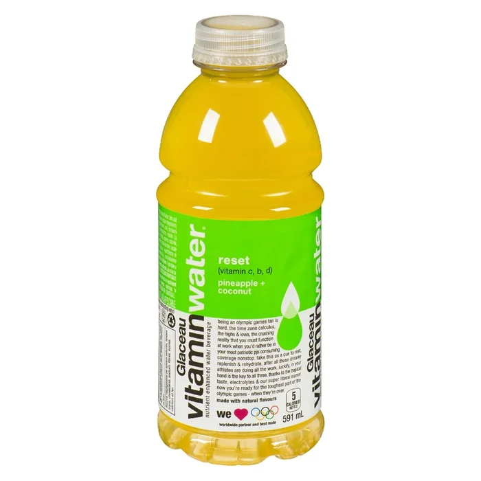 Glaceau Vitaminwater Pineapple + Coconut Nutrient Enhanced Water Beverage, 591-ml
