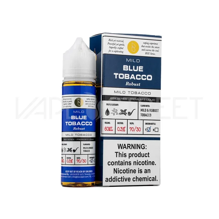 Glas BSX Series Mild Robust Blue Tobacco (60ml)