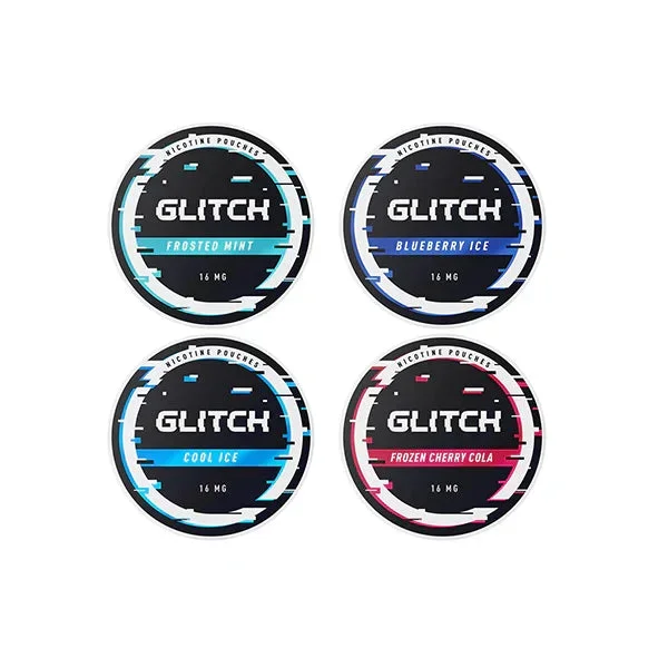 Glitch – Regular Nicotine Pouches – 20 Pouches 16mg
